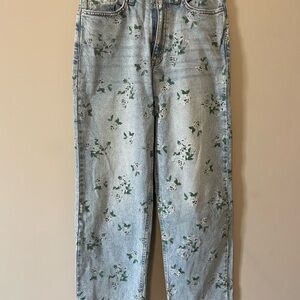 Floral Print Women's Jeans